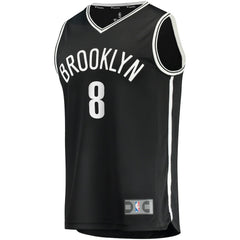 Cam Thomas Brooklyn Nets 2021 NBA Draft First Round Pick Fast Break Replica Jersey Black On Sale