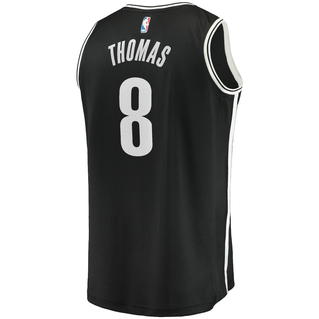 Cam Thomas Brooklyn Nets 2021 NBA Draft First Round Pick Fast Break Replica Jersey Black On Sale