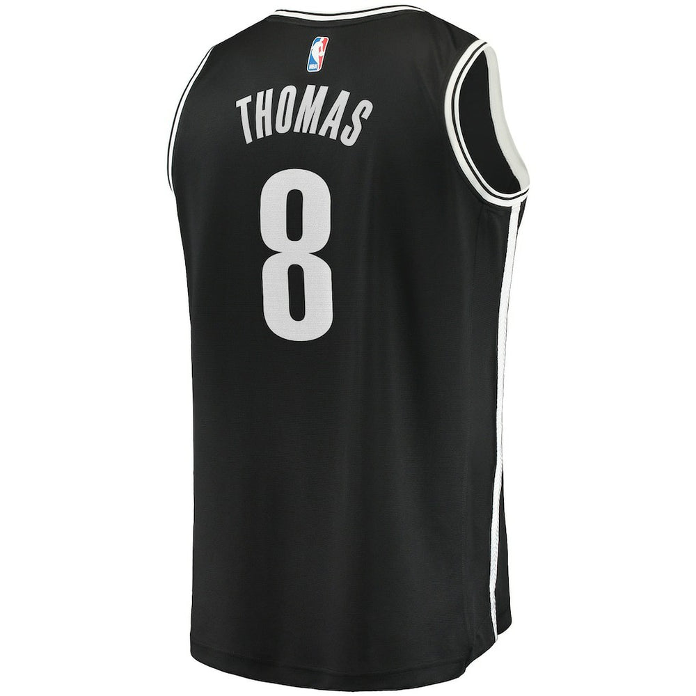 Cam Thomas Brooklyn Nets 2021 NBA Draft First Round Pick Fast Break Replica Jersey Black On Sale