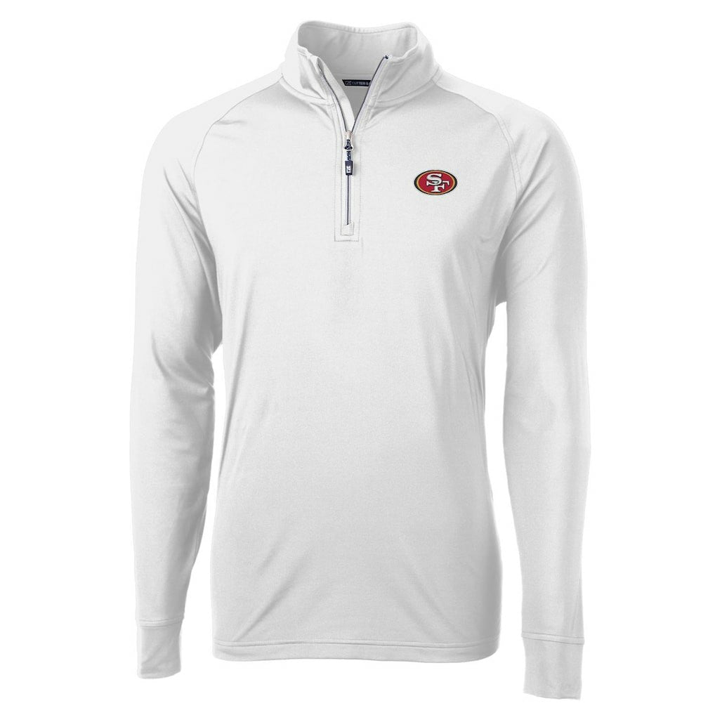 San Francisco 49ers  Cutter & Buck Adapt Eco Knit Quarter-Zip Pullover Jacket