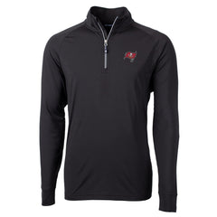 Tampa Bay Buccaneers  Cutter & Buck Adapt Eco Knit Quarter-Zip Pullover Jacket