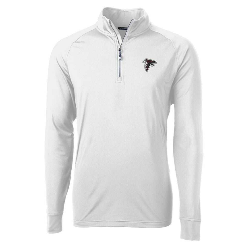 Atlanta Falcons  Cutter & Buck Adapt Eco Knit Quarter-Zip Pullover Jacket