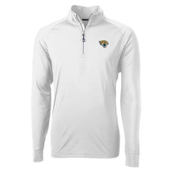Jacksonville Jaguars  Cutter & Buck Adapt Eco Knit Quarter-Zip Pullover Jacket