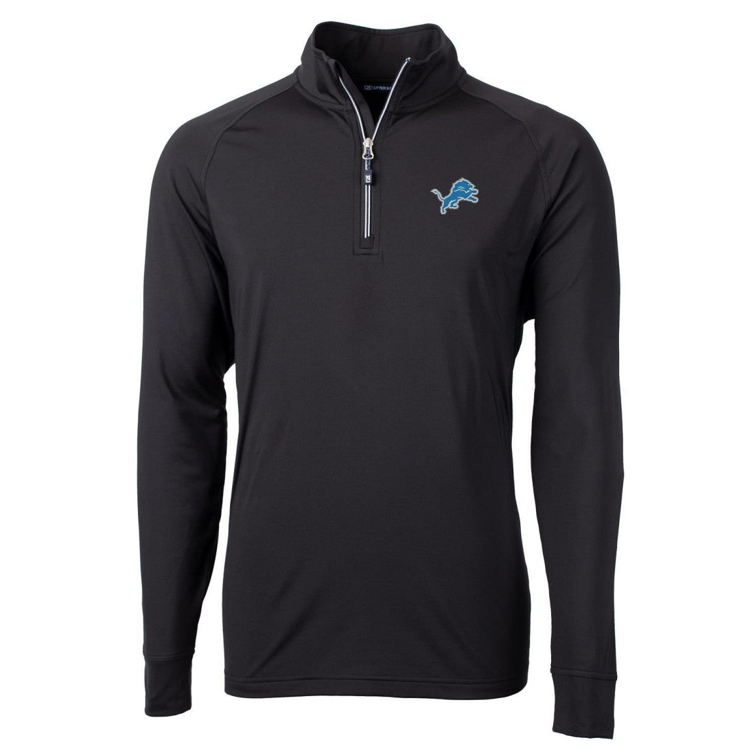 Detroit Lions  Cutter & Buck Adapt Eco Knit Quarter-Zip Pullover Jacket