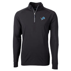 Detroit Lions  Cutter & Buck Adapt Eco Knit Quarter-Zip Pullover Jacket