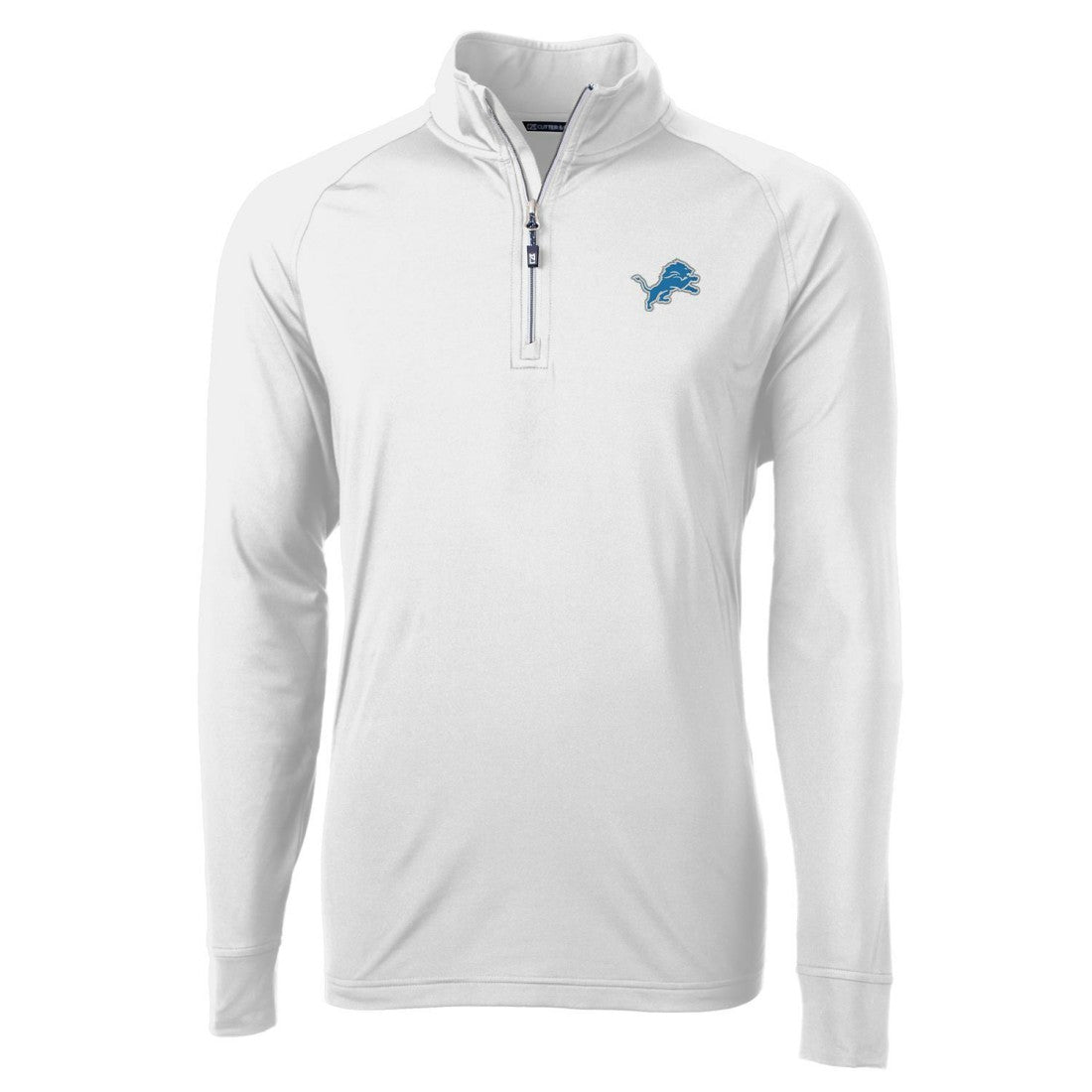 Detroit Lions  Cutter & Buck Adapt Eco Knit Quarter-Zip Pullover Jacket