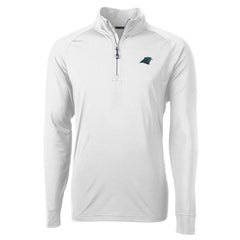Carolina Panthers  Cutter & Buck Adapt Eco Knit Quarter-Zip Pullover Jacket