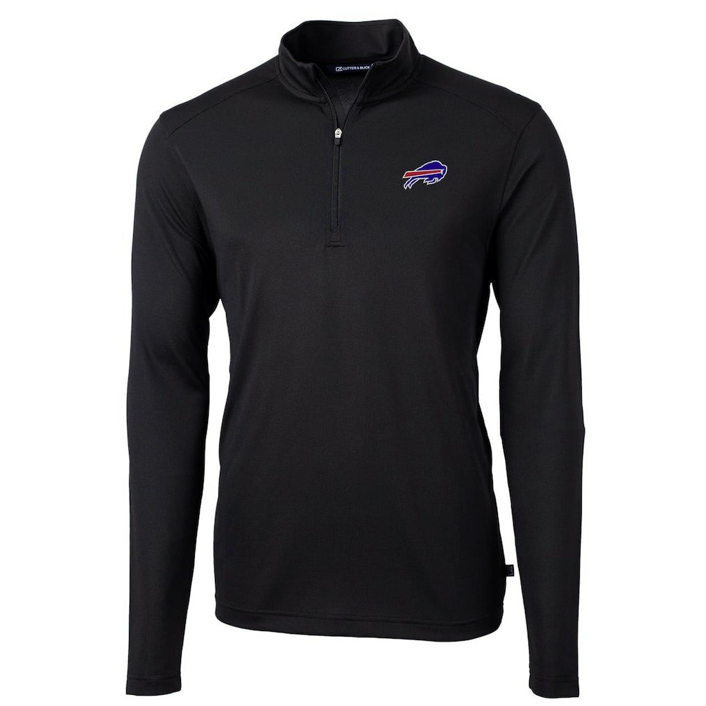 Buffalo Bills  Cutter & Buck Virtue Eco Pique Recycled Quarter-Zip Pullover Jacket