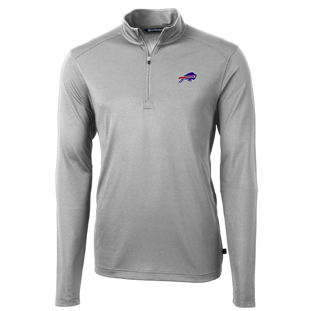 Buffalo Bills  Cutter & Buck Virtue Eco Pique Recycled Quarter-Zip Pullover Jacket