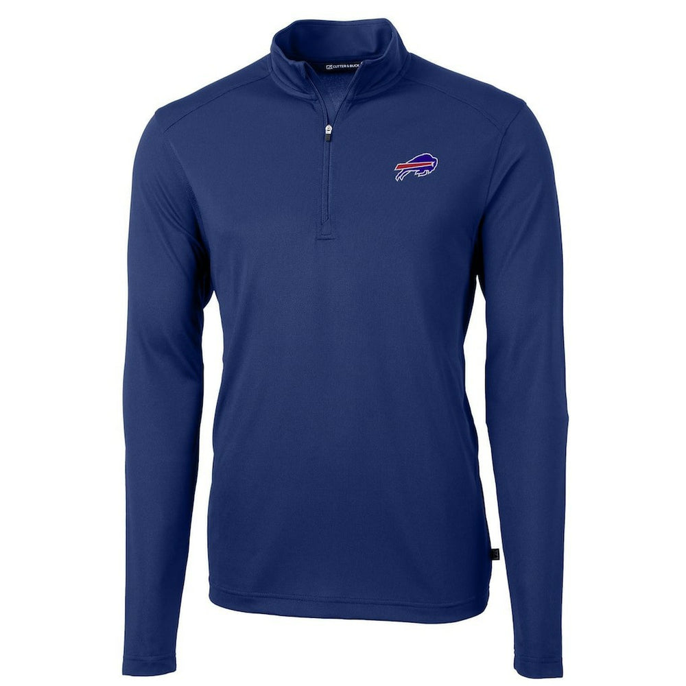 Buffalo Bills  Cutter & Buck Virtue Eco Pique Recycled Quarter-Zip Pullover Jacket