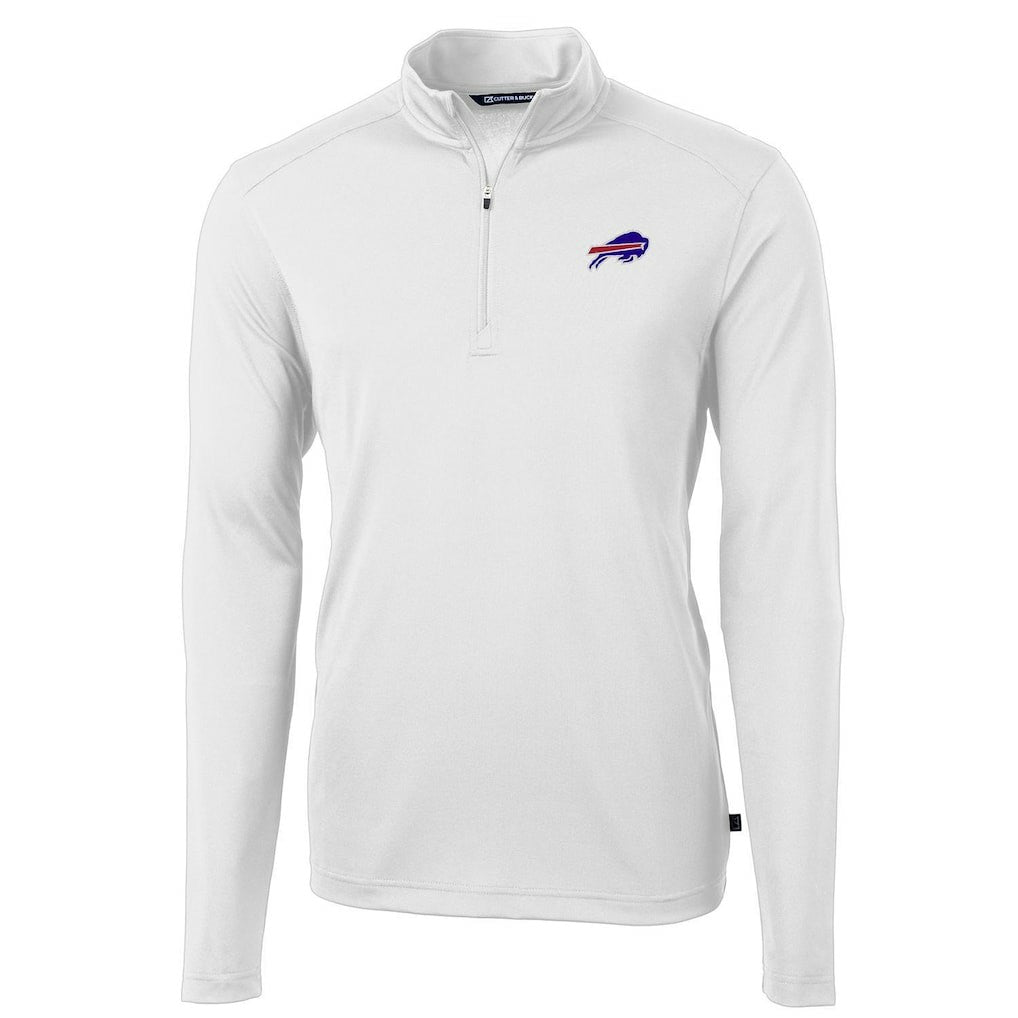 Buffalo Bills  Cutter & Buck Virtue Eco Pique Recycled Quarter-Zip Pullover Jacket