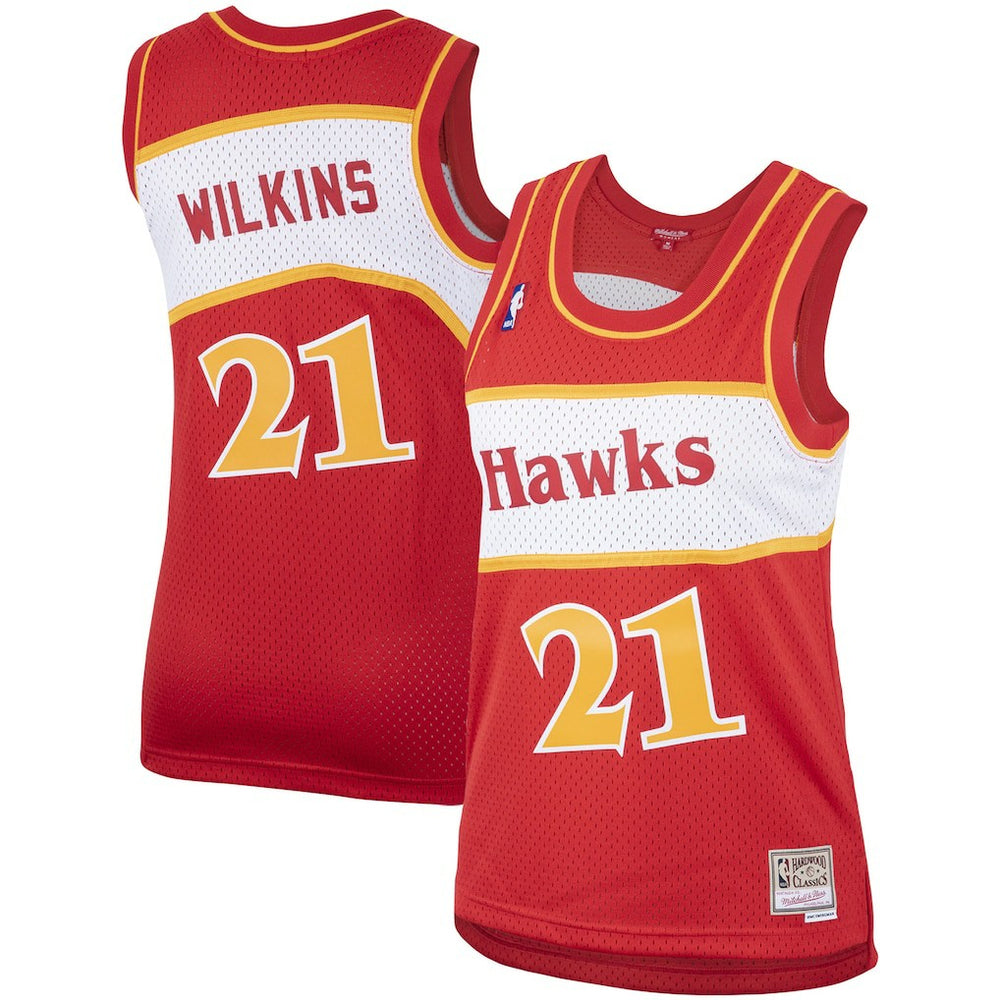 Dominique Wilkins Atlanta Hawks Women's Hardwood Classics Swingman Jersey On Sale