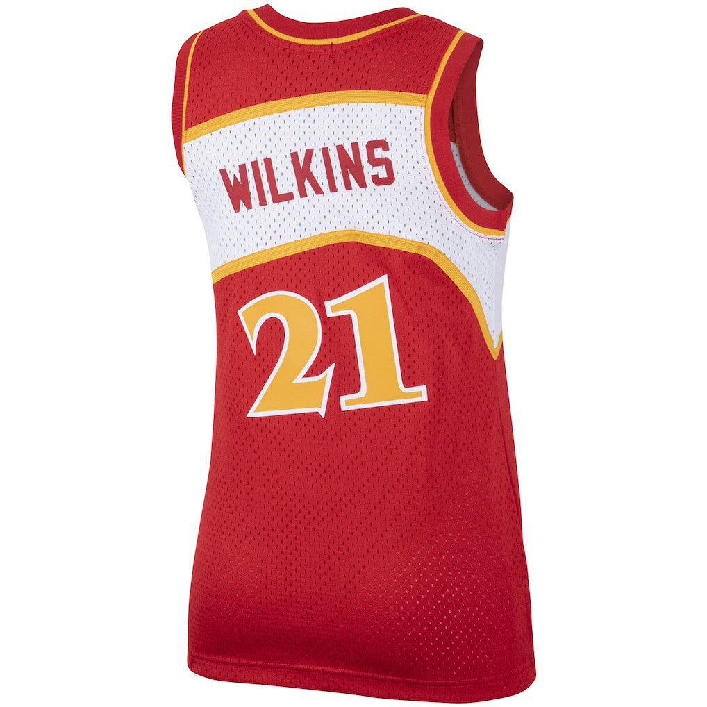 Dominique Wilkins Atlanta Hawks Women's Hardwood Classics Swingman Jersey On Sale