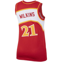 Dominique Wilkins Atlanta Hawks Women's Hardwood Classics Swingman Jersey On Sale