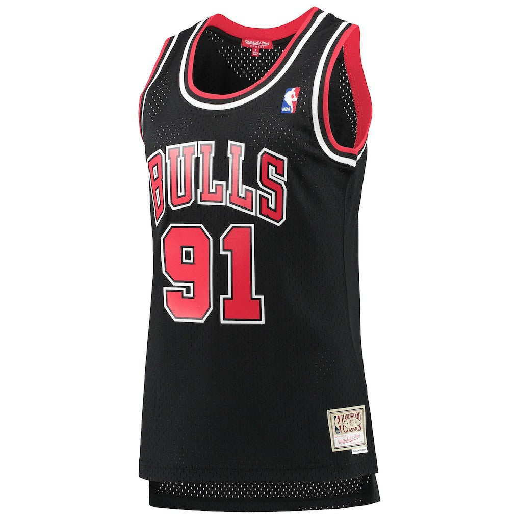 Dennis Rodman Chicago Bulls Women's Hardwood Classics Swingman Jersey sale Outlet