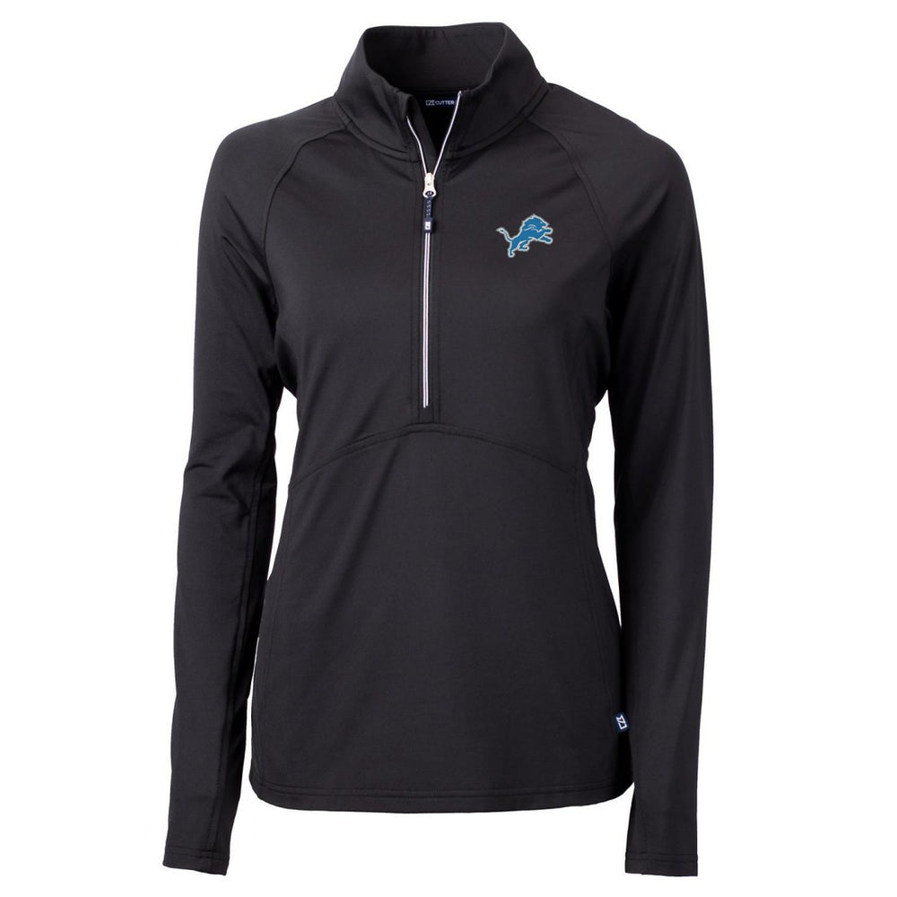 Detroit Lions  Cutter & Buck Women's Adapt Eco Knit Half-Zip Pullover Jacket