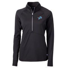 Detroit Lions  Cutter & Buck Women's Adapt Eco Knit Half-Zip Pullover Jacket