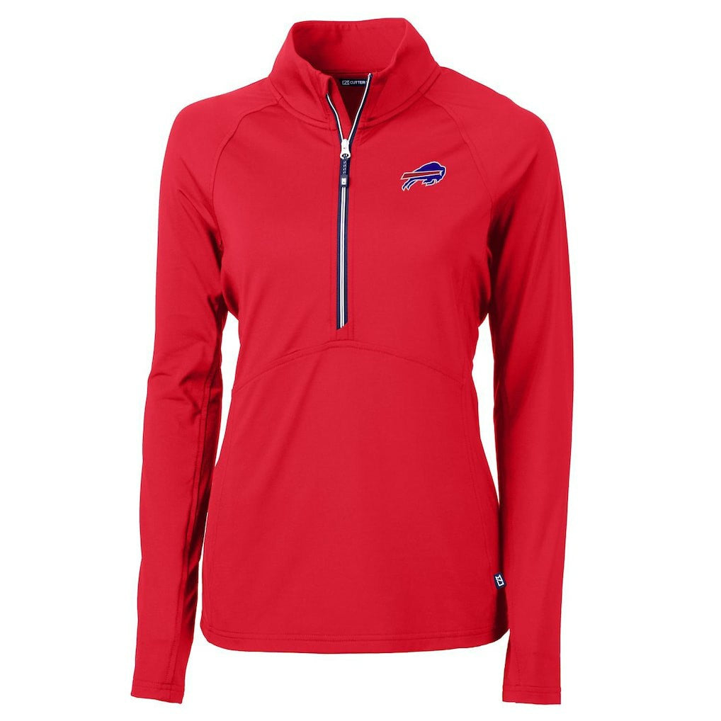Buffalo Bills  Cutter & Buck Women's Adapt Eco Knit Half-Zip Pullover Jacket