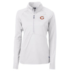 Chicago Bears  Cutter & Buck Women's Adapt Eco Knit Half-Zip Pullover Jacket