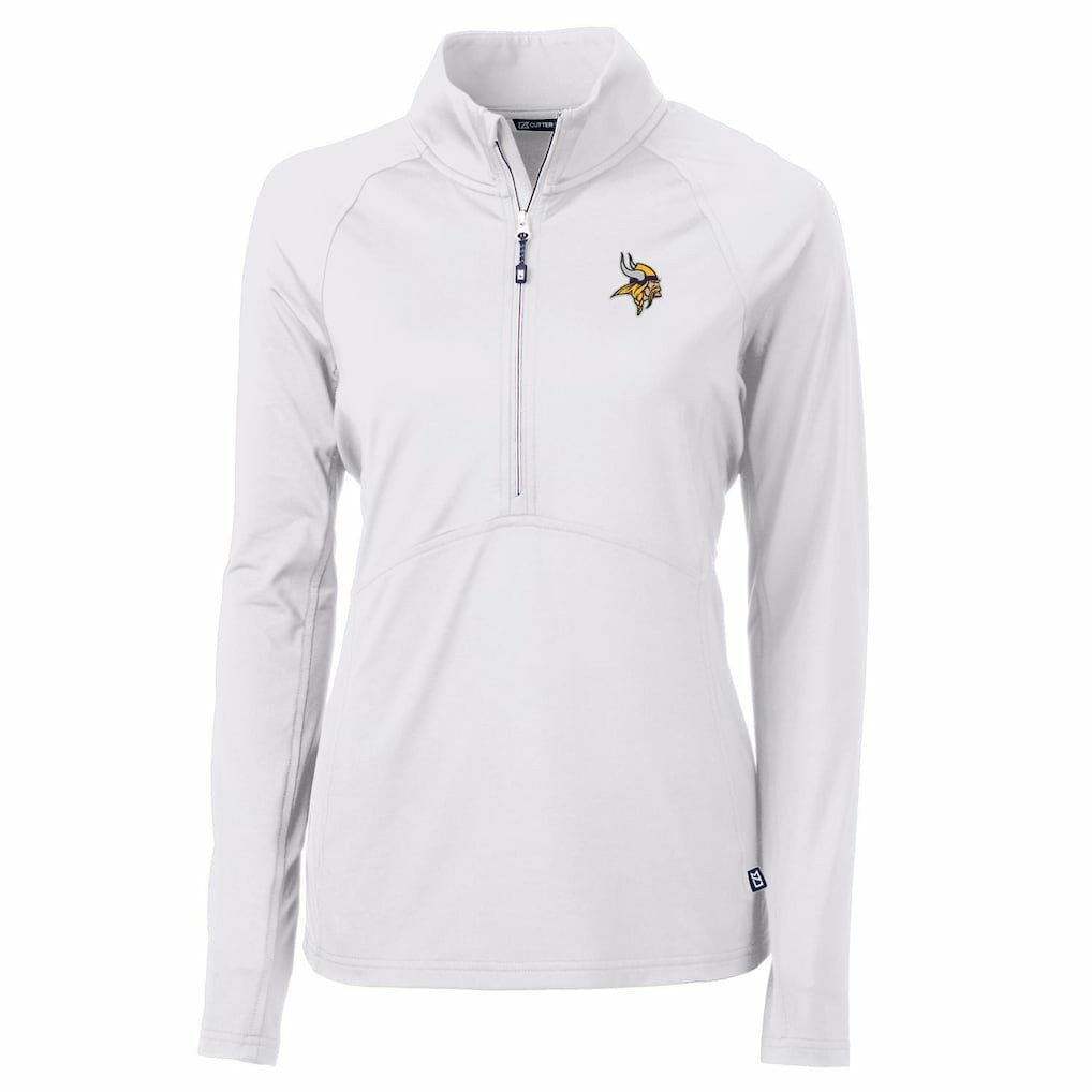 Minnesota Vikings  Cutter & Buck Women's Adapt Eco Knit Half-Zip Pullover Jacket