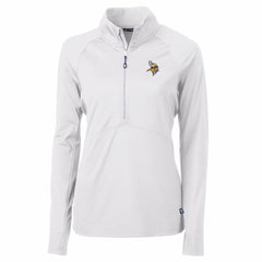 Minnesota Vikings  Cutter & Buck Women's Adapt Eco Knit Half-Zip Pullover Jacket