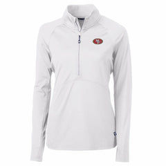 San Francisco 49ers  Cutter & Buck Women's Adapt Eco Knit Half-Zip Pullover Jacket