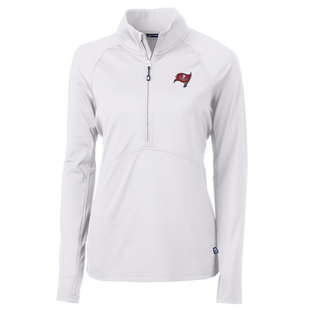 Tampa Bay Buccaneers  Cutter & Buck Women's Adapt Eco Knit Half-Zip Pullover Jacket