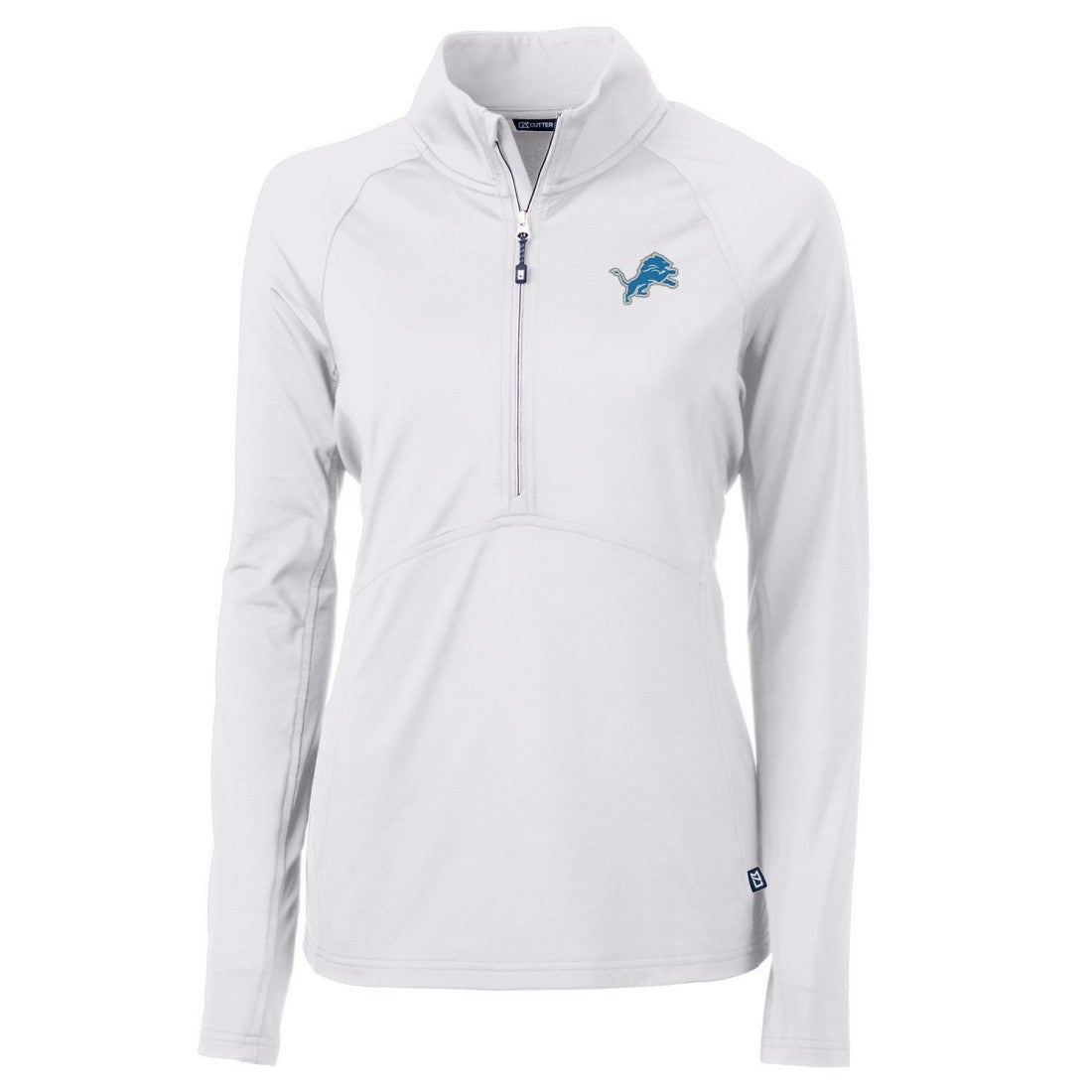 Detroit Lions  Cutter & Buck Women's Adapt Eco Knit Half-Zip Pullover Jacket