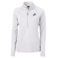 Detroit Lions  Cutter & Buck Women's Adapt Eco Knit Half-Zip Pullover Jacket