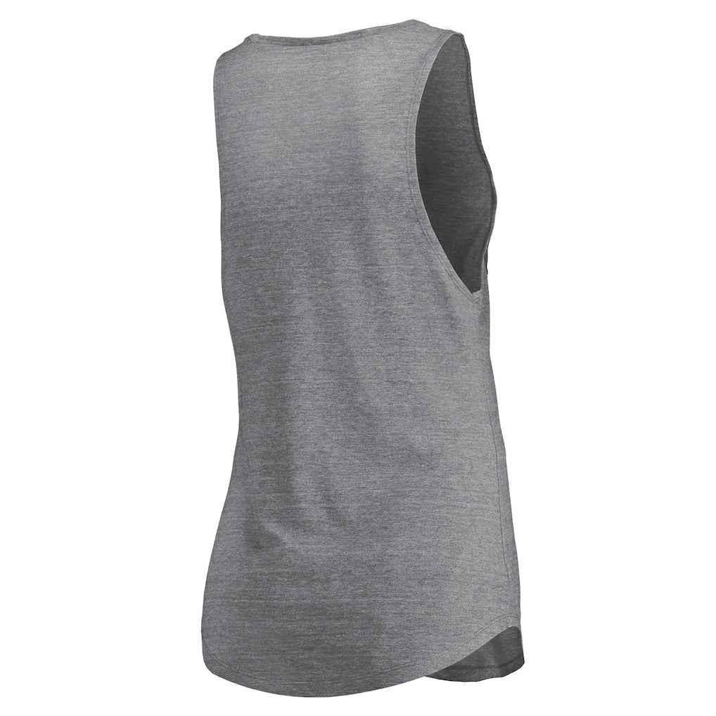Chicago Bulls Women's Quality Time Open Scoop Neck Tri-Blend Tank Top sale Discount