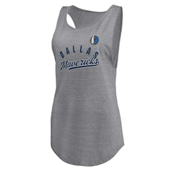 Dallas Mavericks Women's Quality Time Open Scoop Neck Tri-Blend Tank Top sale Online
