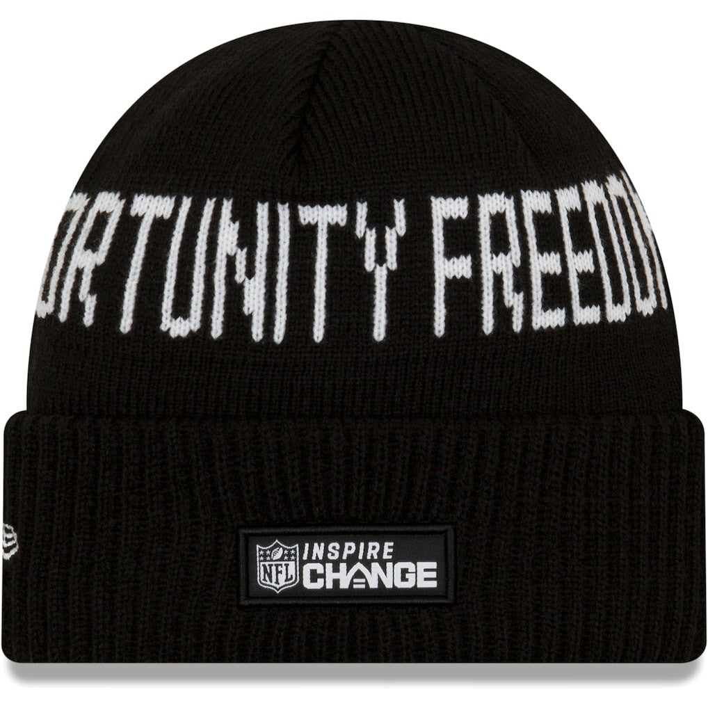 Cleveland Browns New Era Team Social Justice Cuffed Knit Hat
