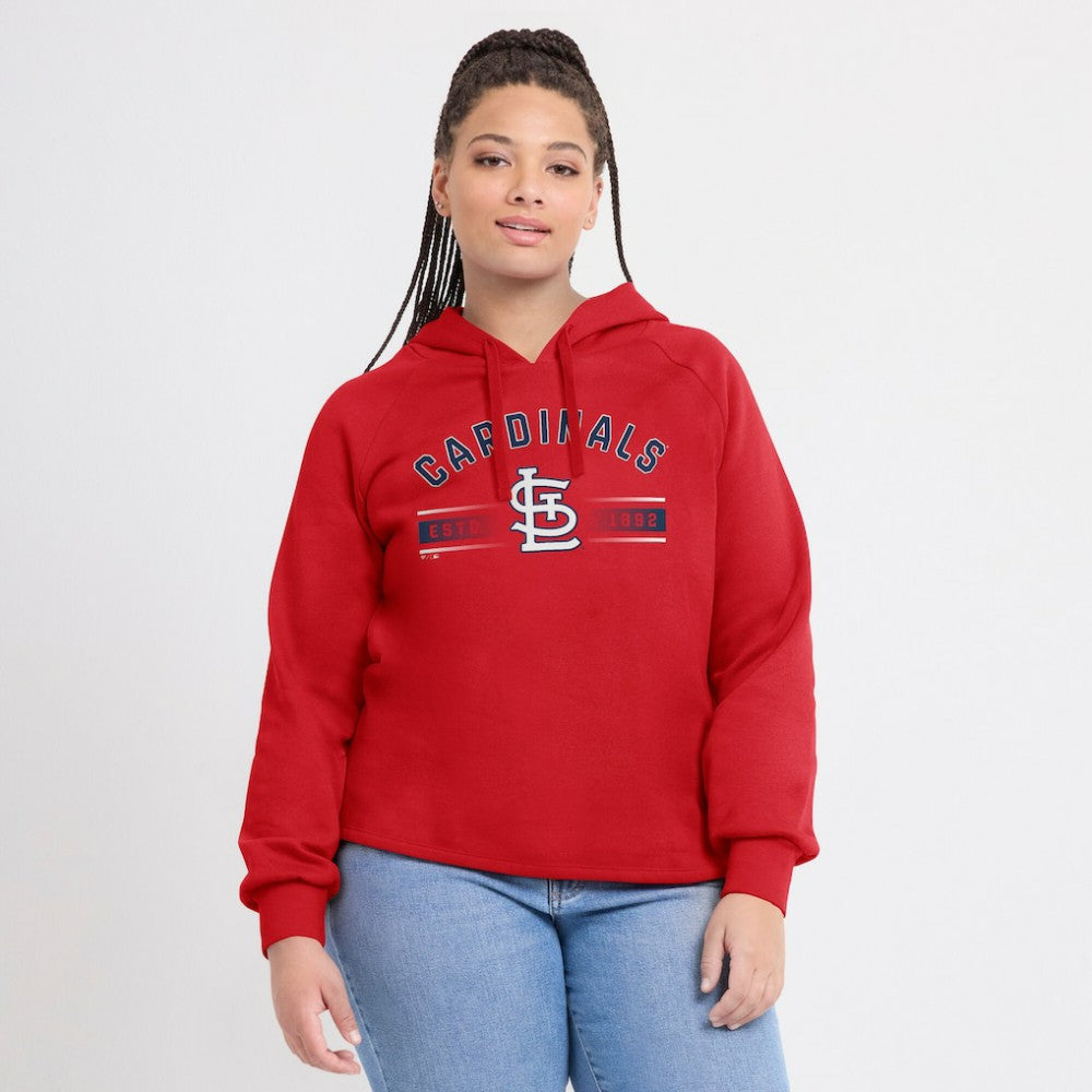 St. Louis Cardinals Fanatics Women's Perfect Play Raglan Pullover Hoodie | MLB For sale