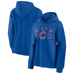 Chicago Cubs Fanatics Women's Perfect Play Raglan Pullover Hoodie | MLB Near me