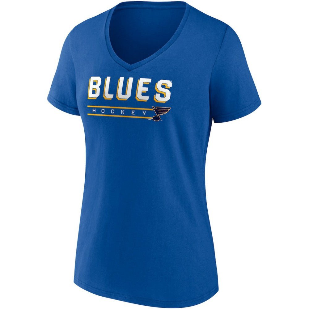 St. Louis Blues Fanatics Women's Parent 2-Pack V-Neck T-Shirt Set Discount