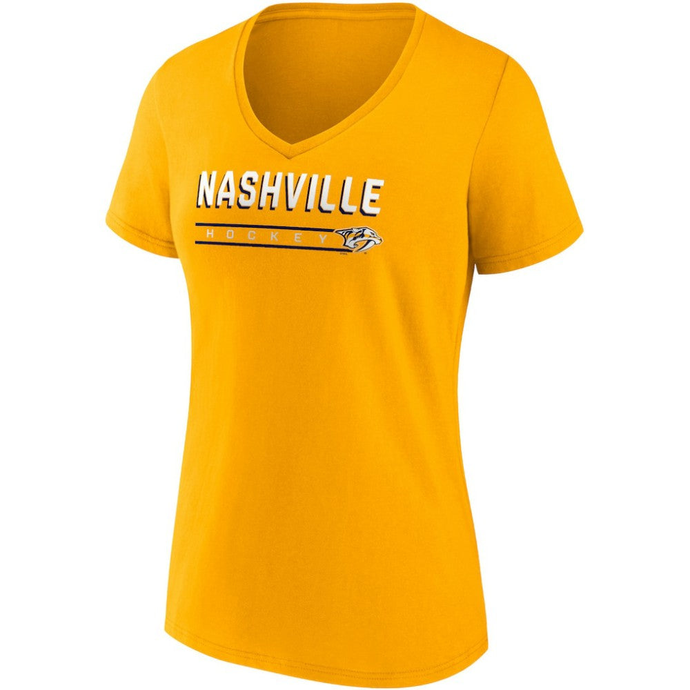 Nashville Predators Fanatics Women's 2-Pack V-Neck T-Shirt Set Sale