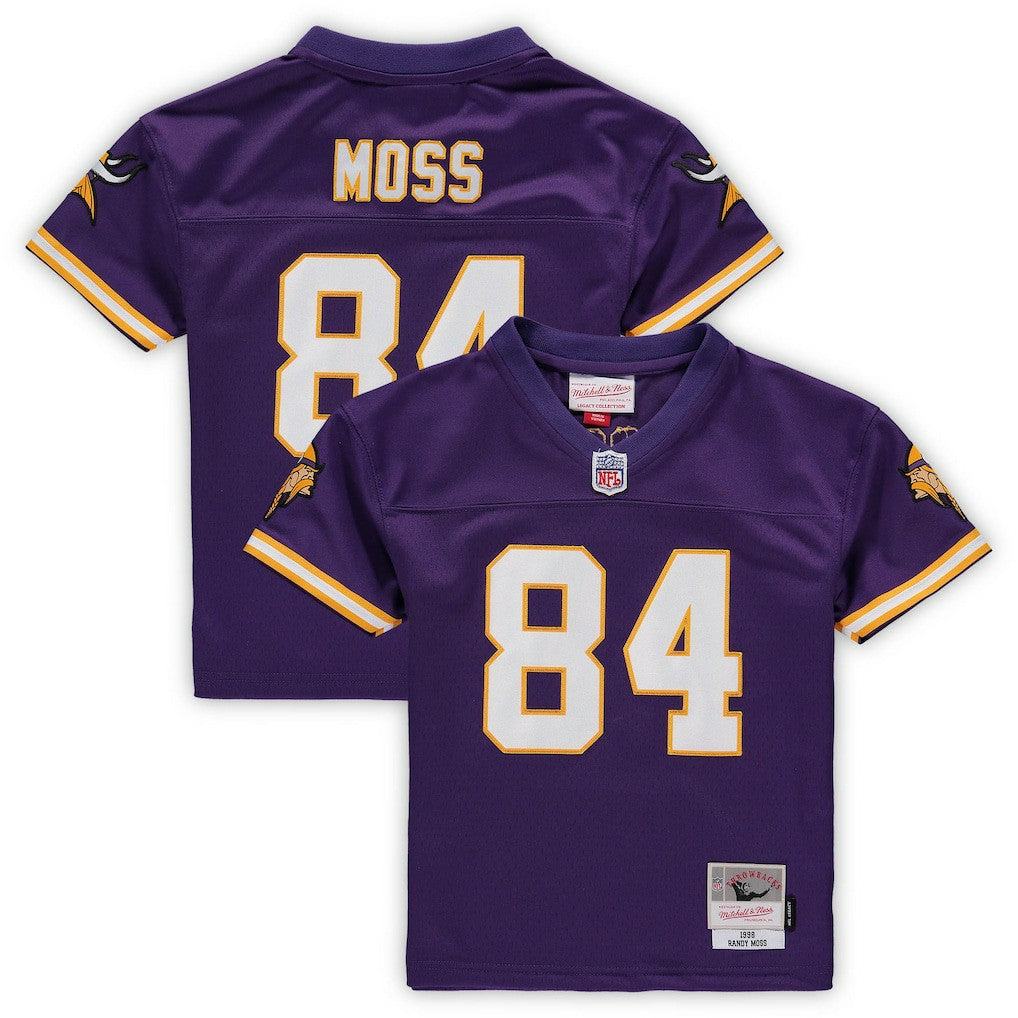 Minnesota Vikings Mitchell & Ness Randy Moss  Male Preschool 1998 Retired Legacy Jersey