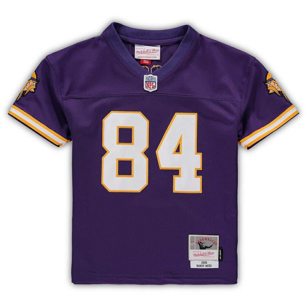 Minnesota Vikings Mitchell & Ness Randy Moss  Male Preschool 1998 Retired Legacy Jersey