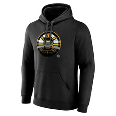 Boston Bruins Personalized Midnight Mascot Logo Pullover Hoodie For Sale