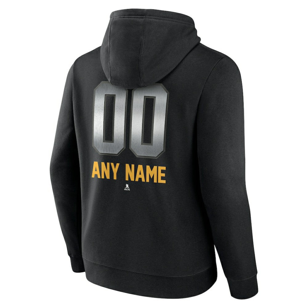 Boston Bruins Personalized Midnight Mascot Logo Pullover Hoodie For Sale