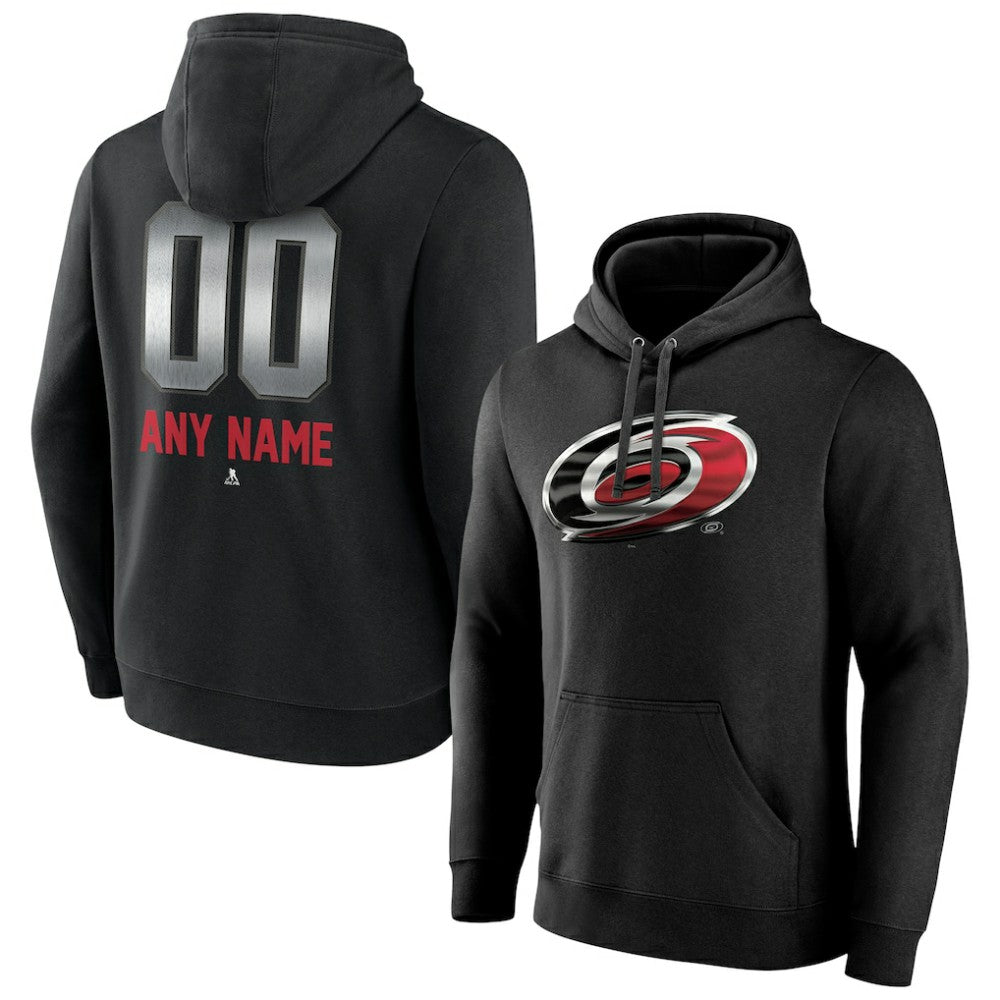 Carolina Hurricanes Personalized Midnight Mascot Logo Pullover Hoodie Sale