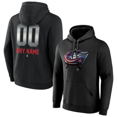 Columbus Blue Jackets Personalized Midnight Mascot Logo Pullover Hoodie Discount
