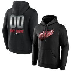Detroit Red Wings Personalized Midnight Mascot Logo Pullover Hoodie Outlet