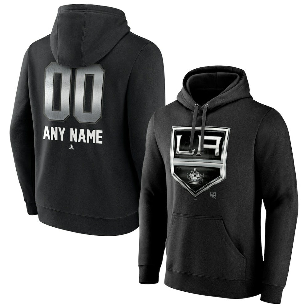Los Angeles Kings Personalized Midnight Mascot Logo Pullover Hoodie For Sale