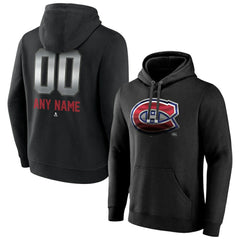 Montreal Canadiens Personalized Midnight Mascot Logo Pullover Hoodie Outlet