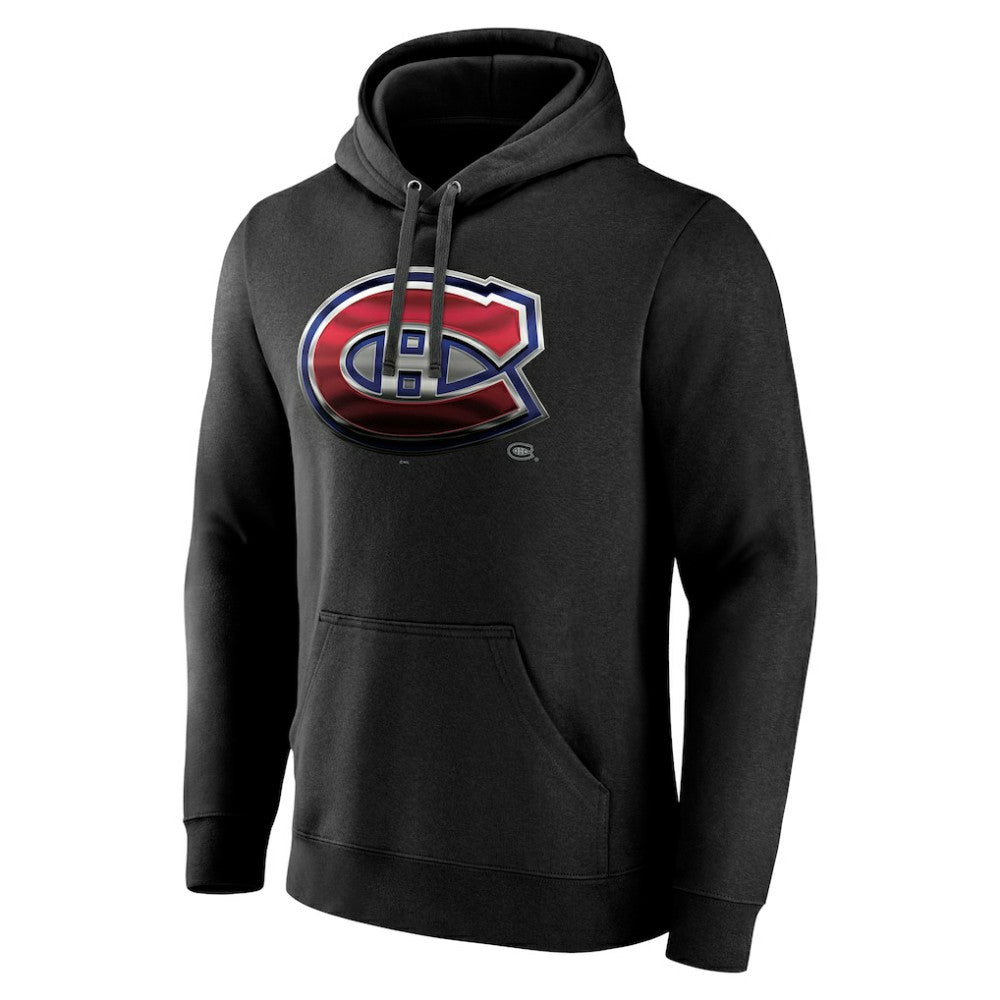 Montreal Canadiens Personalized Midnight Mascot Logo Pullover Hoodie Outlet