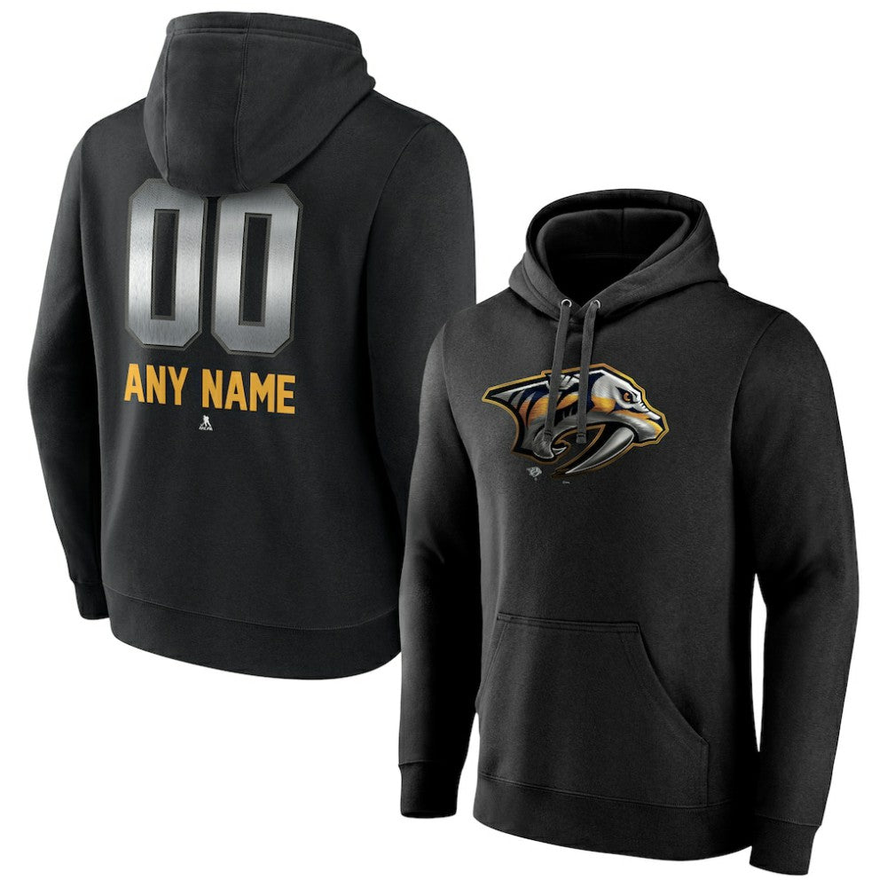 Nashville Predators Personalized Midnight Mascot Logo Pullover Hoodie For Sale