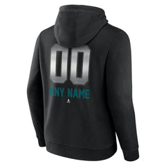 San Jose Sharks Personalized Midnight Mascot Logo Pullover Hoodie For Sale