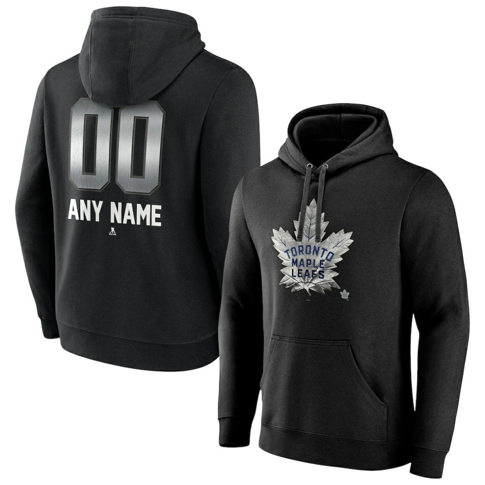 Toronto Maple Leafs Personalized Midnight Mascot Logo Pullover Hoodie Outlet
