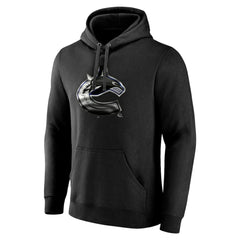 Vancouver Canucks Personalized Midnight Mascot Logo Pullover Hoodie Discount